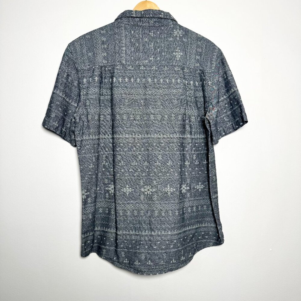 Silverlake Short Sleeve Button Down Southwestern Print Cotton Shirt Sz Medium - Picture 5 of 7